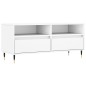 Mobile Porta TV Bianco 100x34,5x44,5 cm in Legno Multistrato Mobile Porta TV Bianco 100x34,5x44,5 cm in Legno Multistrato
