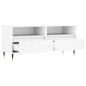 Mobile Porta TV Bianco 100x34,5x44,5 cm in Legno Multistrato Mobile Porta TV Bianco 100x34,5x44,5 cm in Legno Multistrato