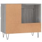 Armadietto Bagno Grigio Sonoma 65x33x60 cm in Legno Multistrato Armadietto Bagno Grigio Sonoma 65x33x60 cm in Legno Multistrato