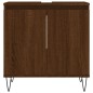 vidaXL Armadietto Bagno Rovere Marrone 58x33x60cm in Legno Multistrato vidaXL Armadietto Bagno Rovere Marrone 58x33x60cm in Legno Multistrato