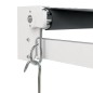 Tenda da Sole Retrattile Antracite 5x3 m in Tessuto e Alluminio Tenda da Sole Retrattile Antracite 5x3 m in Tessuto e Alluminio