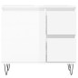 Armadietto Bagno Bianco Lucido 65x33x60cm in Legno Multistrato Armadietto Bagno Bianco Lucido 65x33x60cm in Legno Multistrato