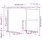 Armadietto Bagno Bianco Lucido 65x33x60cm in Legno Multistrato Armadietto Bagno Bianco Lucido 65x33x60cm in Legno Multistrato
