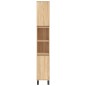 Armadietto da Bagno Rovere Sonoma 30x30x190cm Legno Multistrato Armadietto da Bagno Rovere Sonoma 30x30x190cm Legno Multistrato