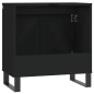 Mobile da Bagno Nero 58x33x60 cm in Legno Multistrato Mobile da Bagno Nero 58x33x60 cm in Legno Multistrato