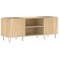 Mobile Porta Dischi Rovere Sonoma 121x38x48cm Legno Multistrato