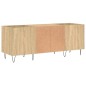 Mobile Porta Dischi Rovere Sonoma 121x38x48cm Legno Multistrato