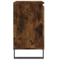 vidaXL Armadietto Bagno Rovere Fumo 58x33x60 cm in Legno Multistrato vidaXL Armadietto Bagno Rovere Fumo 58x33x60 cm in Legno Multistrato
