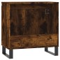 vidaXL Armadietto Bagno Rovere Fumo 58x33x60 cm in Legno Multistrato vidaXL Armadietto Bagno Rovere Fumo 58x33x60 cm in Legno Multistrato