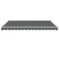 Tenda da Sole Retrattile Antracite 4,5x3 m Tessuto e Alluminio Tenda da Sole Retrattile Antracite 4,5x3 m Tessuto e Alluminio
