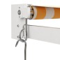 Tenda Retrattile Gialla e Bianca 3x2,5 m in Tessuto e Alluminio Tenda Retrattile Gialla e Bianca 3x2,5 m in Tessuto e Alluminio