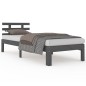 Giroletto Grigio Legno Massello 75x190 cm 2FT6 Piccolo Singolo Giroletto Grigio Legno Massello 75x190 cm 2FT6 Piccolo Singolo