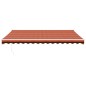 Tenda Retrattile Arancione Marrone 4,5x3 m Tessuto e Alluminio Tenda Retrattile Arancione Marrone 4,5x3 m Tessuto e Alluminio