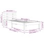Giroletto Miele in Legno Massello 100x200 cm