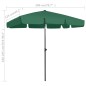 Ombrellone da Spiaggia Verde 200x125 cm