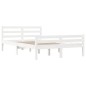 Giroletto Bianco in Legno Massello 120x190 cm 4FT Small Double