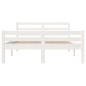 Giroletto Bianco in Legno Massello 120x190 cm 4FT Small Double