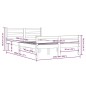 Giroletto Bianco in Legno Massello 120x190 cm 4FT Small Double
