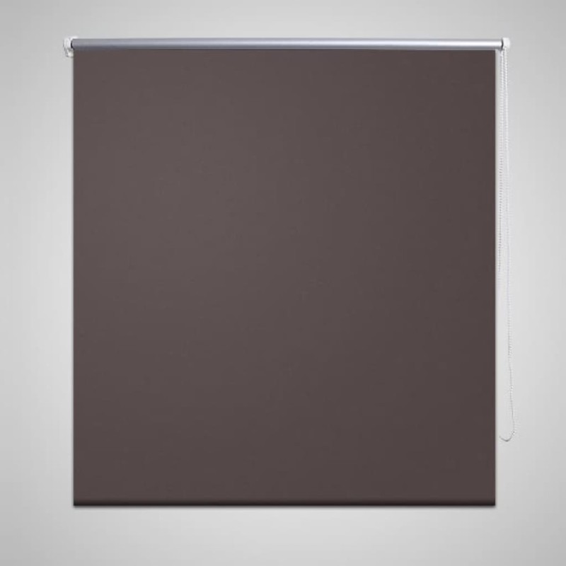 Tenda a rullo oscurante buio totale 80 x 230 cm caffè Tenda a rullo oscurante buio totale 80 x 230 cm caffè
