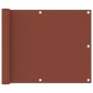 Paravento da Balcone Terracotta 75x300 cm Tessuto Oxford Paravento da Balcone Terracotta 75x300 cm Tessuto Oxford