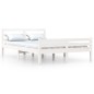 Giroletto Bianco in Legno Massello 140x200 cm