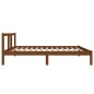 Giroletto Miele in Legno Massello 120x190 cm 4FT Small Double Giroletto Miele in Legno Massello 120x190 cm 4FT Small Double