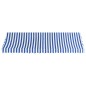 Tenda da Sole per Bistrò 400x120 cm Blu e Bianca Tenda da Sole per Bistrò 400x120 cm Blu e Bianca