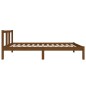 Giroletto Miele in Legno Massello 75x190 cm 2FT6 Small Single