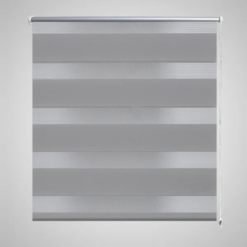 Tenda a rullo oscurante zebra 70x120 grigia Tenda a rullo oscurante zebra 70x120 grigia