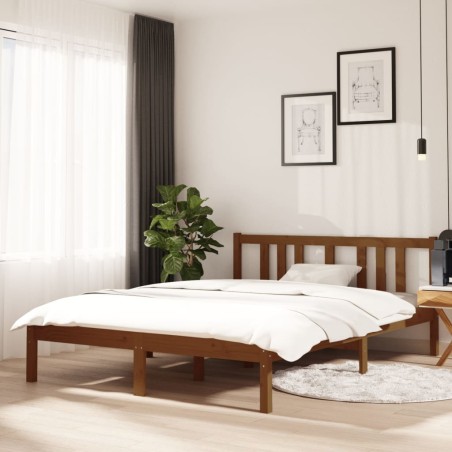 Giroletto Miele in Legno Massello 135x190 cm 4FT6 Doppio