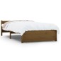 vidaXL Giroletto senza Materaso Ambra in Legno Massello 75x190 cm vidaXL Giroletto senza Materaso Ambra in Legno Massello 75x190 cm