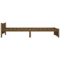 vidaXL Giroletto senza Materaso Ambra in Legno Massello 75x190 cm vidaXL Giroletto senza Materaso Ambra in Legno Massello 75x190 cm