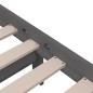 Giroletto Grigio in Legno Massello 150x200 cm 5FT King Size Giroletto Grigio in Legno Massello 150x200 cm 5FT King Size