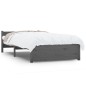 Giroletto Grigio in Legno Massello 75x190 cm 2FT6 Small Single Giroletto Grigio in Legno Massello 75x190 cm 2FT6 Small Single