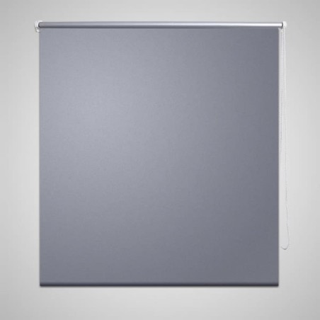 Tenda a rullo oscurante buio totale 120 x 230 cm grigia