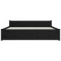 Giroletto Nero in Legno Massello 140x190 cm Giroletto Nero in Legno Massello 140x190 cm
