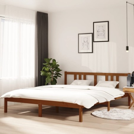 Giroletto Miele in Legno Massello 160x200 cm