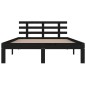 Giroletto Nero in Legno Massello 120x190 cm 4FT Piccolo Doppio Giroletto Nero in Legno Massello 120x190 cm 4FT Piccolo Doppio