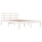 Giroletto Bianco in Legno Massello 180x200 cm 6FT Super King