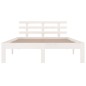 Giroletto Bianco in Legno Massello 180x200 cm 6FT Super King