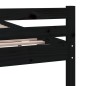 Giroletto Nero in Legno Massello 90x190 cm 3FT Single Giroletto Nero in Legno Massello 90x190 cm 3FT Single