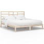 vidaXL Giroletto senza Materasso in Legno Massello 200x200 cm vidaXL Giroletto senza Materasso in Legno Massello 200x200 cm