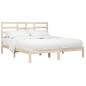 vidaXL Giroletto senza Materasso in Legno Massello 200x200 cm vidaXL Giroletto senza Materasso in Legno Massello 200x200 cm