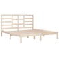 vidaXL Giroletto senza Materasso in Legno Massello 200x200 cm vidaXL Giroletto senza Materasso in Legno Massello 200x200 cm