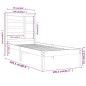 Giroletto Grigio in Legno Massello 100x200 cm Giroletto Grigio in Legno Massello 100x200 cm