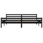 Giroletto Nero in Legno Massello 200x200 cm
