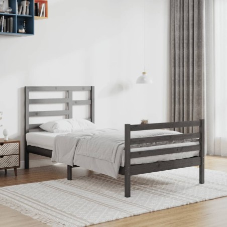 Giroletto Grigio in Legno Massello 100x200 cm