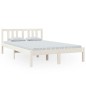 Giroletto Bianco in Legno Massello 120x200 cm