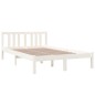 Giroletto Bianco in Legno Massello 120x200 cm
