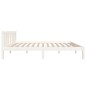 Giroletto Bianco in Legno Massello 120x200 cm